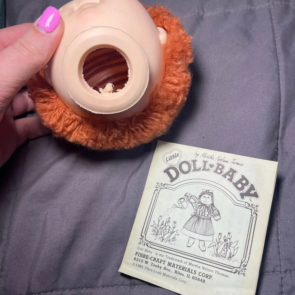 Vintage Doll Baby Heads‎ Lot of 5 | 1984 Martha Nelson Thomas New Cabbage Patch